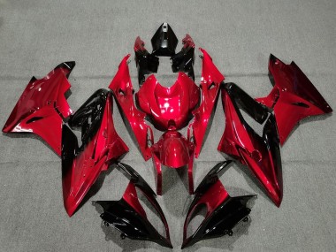 Carénages Moto BMW S1000RR 2009-2014 - Rouge Noir Brillant
