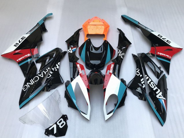 Carénages Moto BMW S1000RR 2009-2014 - Blanc Bleu Rouge Orange Motul Austin Courses