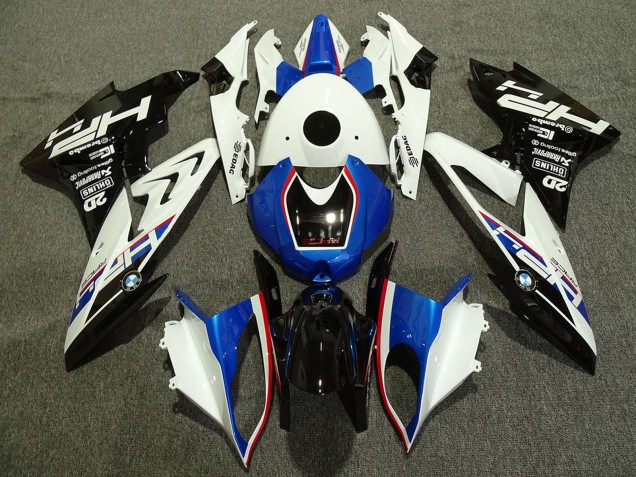Carénages Moto BMW S1000RR 2009-2014 - Blanc Rouge Bleu Noir Brillant HP