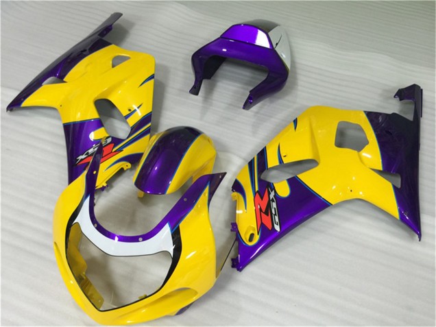 Carénages Moto Suzuki GSXR 600/750 2001-2003 - Jaune Violet