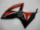 Carénages Moto Suzuki GSXR 600/750 2006-2007 - Rouge Noir Brillant