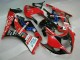 Carénages Moto Suzuki GSXR 1000 2003-2004 - Rouge Noir Bleu Yoshimura