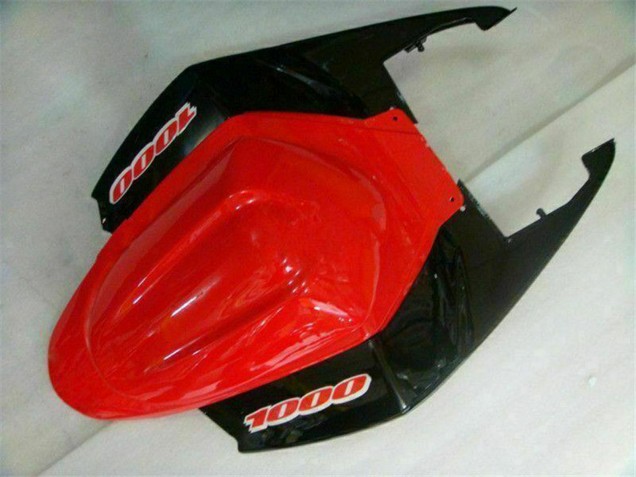Carénages Moto Suzuki GSXR 1000 2005-2006 - Rouge Noir Brillant Noir Mat