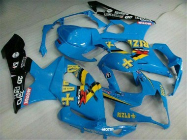 Carénages Moto Suzuki GSXR 1000 2005-2006 - Bleu Or Noir Rizla