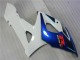 Kits Carénage Moto Suzuki GSXR 1000 2005-2006 - Blanc Bleu Noir Brillant