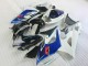 Kits Carénage Moto Suzuki GSXR 1000 2005-2006 - Blanc Bleu Noir Brillant