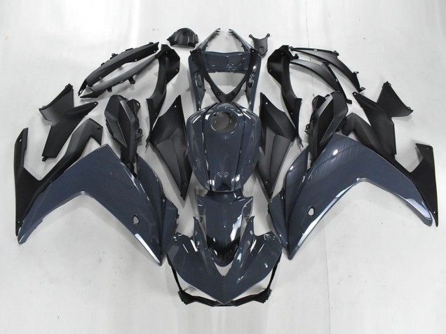 Carénages Moto Yamaha YZF R3/R25 2015-2018 - Gris Foncé Noir Mat