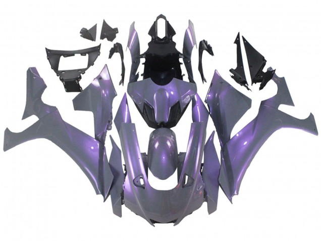 Carénages Moto Yamaha YZF R7 2021-2024 - Caméléon Gris Dazz Violet Perle
