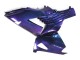 Carénages Moto Kawasaki ZX14R ZZR1400 2006-2011 - Caméléon Bleu Violet
