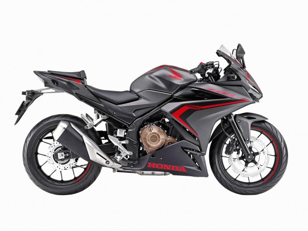 Carénages Moto Honda CBR400R 2022 - Noir Mat Rouge