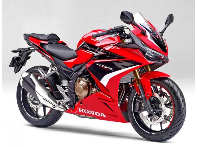 Carénages Moto Honda CBR400R 2022 - Rouge Blanc Noir Brillant