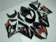 Carénages Moto Suzuki GSXR 1000 2007-2008 - Noir Brillant Rouge Blanc