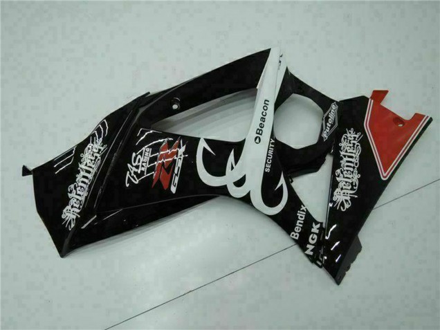 Carénages Moto Suzuki GSXR 1000 2007-2008 - Noir Brillant Rouge Blanc
