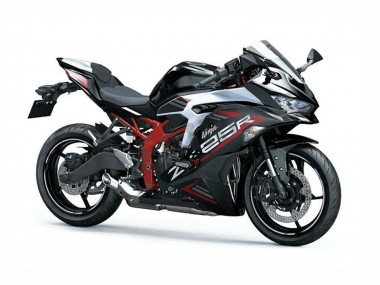 Carénages Moto Kawasaki ZX25R ZX-25R 2019-2025 - Argent Rouge Noir