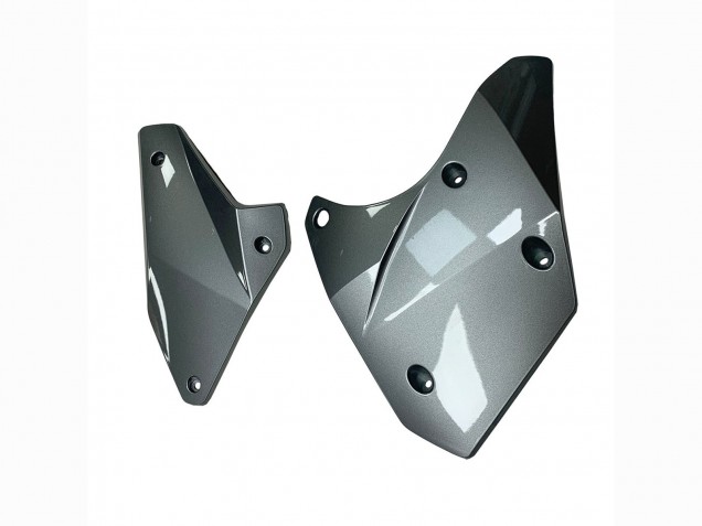 Carénages Moto Kawasaki Ninja H2 2015-2022 - Argent Noir Fibre de Carbone