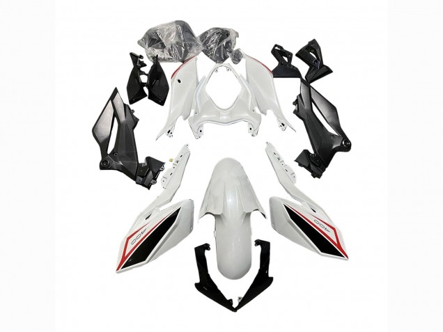 Carénages Moto Kawasaki Z400 2018-2024 - Blanc Rouge Noir