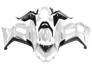 Carénages Moto Kawasaki Z1000SX 2010-2016 - Blanc Perle Noir