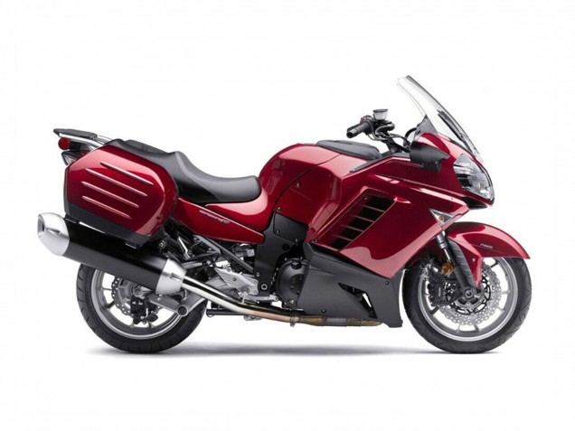 Carénages Moto Kawasaki GTR1400/ZG1400 2007-2009 - Bourgogne Noir