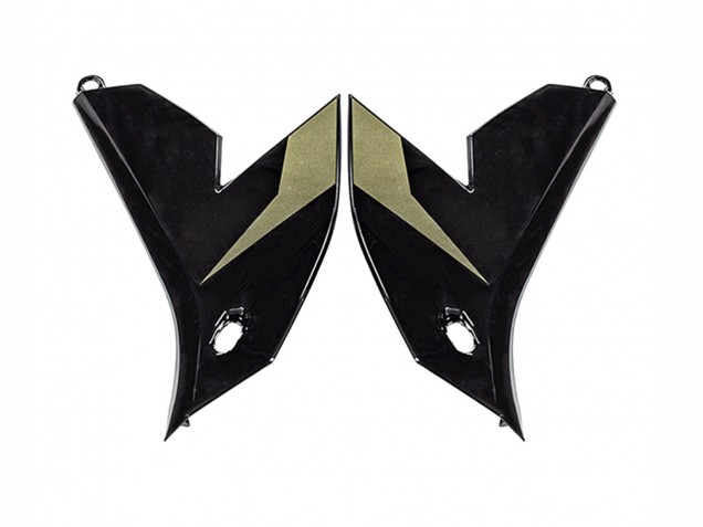 Carénages Moto Kawasaki Versys 650 2021-2024 - Vert Foncé Noir