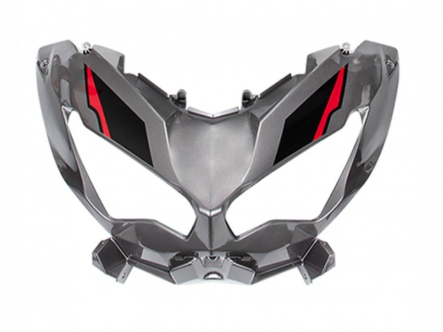 Carénages Moto Kawasaki Versys 650 2021-2024 - Gris Rouge Noir