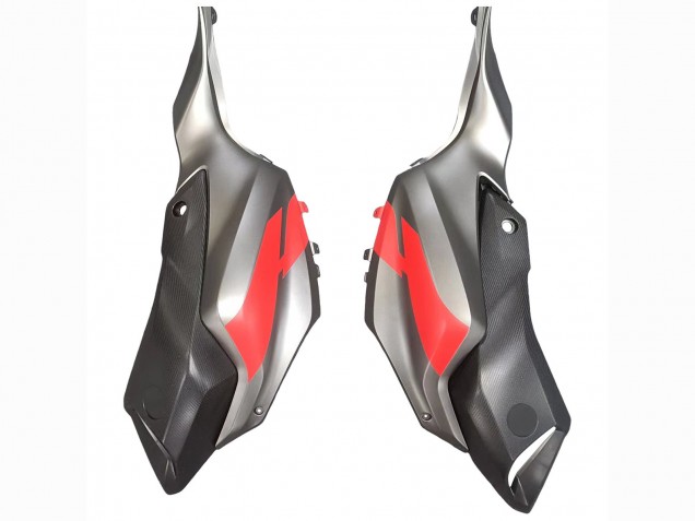 Carénages Moto Yamaha MT07/FZ07 2012-2017 - Gris Rouge