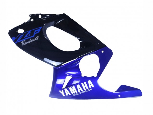 Carénages Moto Yamaha YZF600R Thundercat 1996-2007 - Bleu Noir Brillant