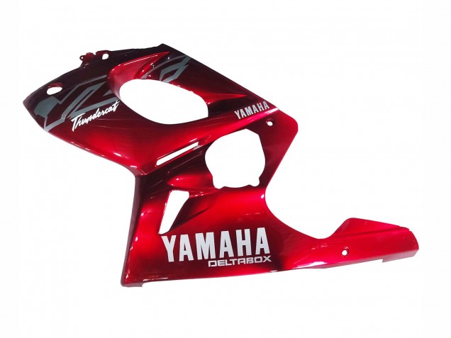 Carénages Moto Yamaha YZF600R Thundercat 1996-2007 - Rouge Blanc Thundecourses