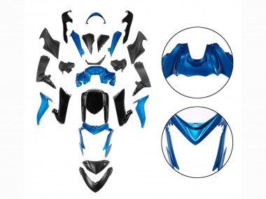 Carénages Moto Suzuki GSX-S 1000 2015-2020 - Bleu Noir