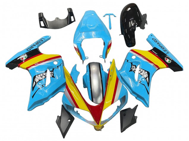 Carénages Moto Suzuki SV650 2003-2013 - Bleu Jaune Rouge Argent Requin