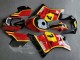 Carénages Moto Suzuki RG400 RG500 RG400/500 1984-1987 - Rouge Jaune Noir 7