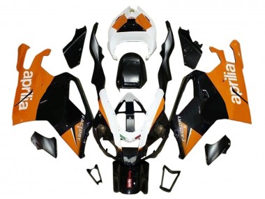 Carénages Moto Aprilia RSV1000 2003-2006 - Noir Orange Blanc