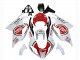 Carénages Moto Aprilia RSV1000 2003-2006 - Blanc Rouge Lucky Strike Motul 34
