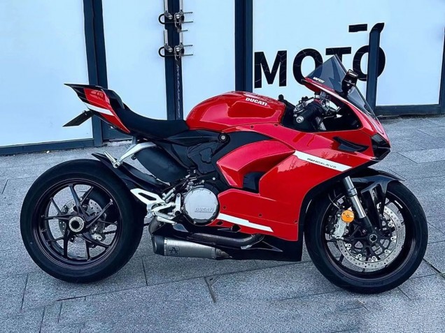 Carénages Moto Ducati Panigale V2 2020-2024 - Rouge Blanc