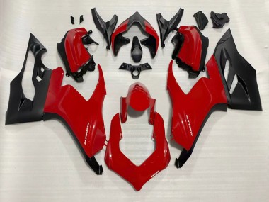 Carénages Moto Ducati Panigale V2 2020-2024 - Rouge Noir Mat