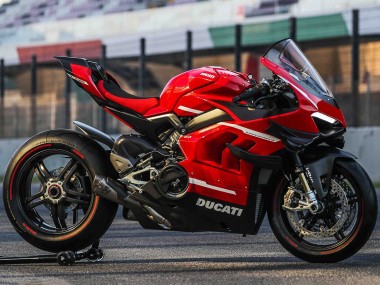 Carénages Moto Ducati Panigale V4 V4S 2020-2021 - Rouge Blanc Noir