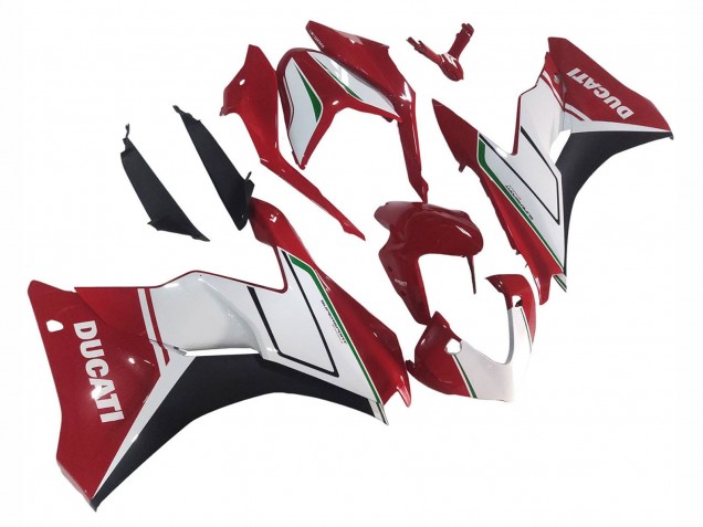 Carénages Moto Ducati Supersport 939/939S 2017-2022 - Blanc Rouge Noir Vert