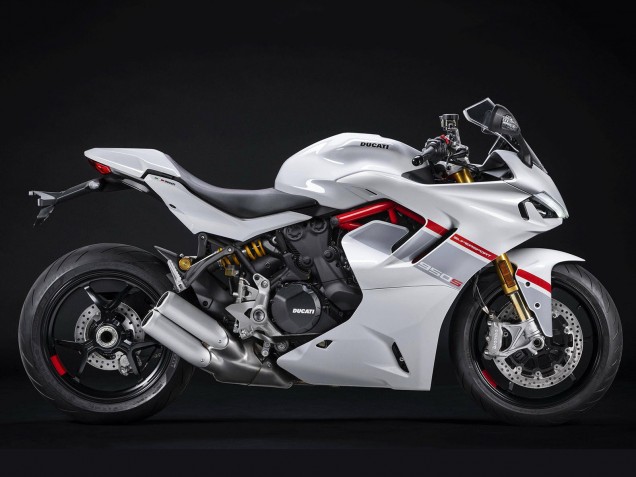 Carénages Moto Ducati 2021-2024 Ducati Supersport 950/950S 2021-2024 - Blanc Argent Rouge