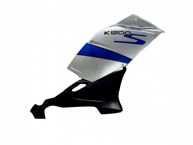 Kits Carénage Moto ABS BMW K1200S 2005-2010 - Argent Bleu Noir