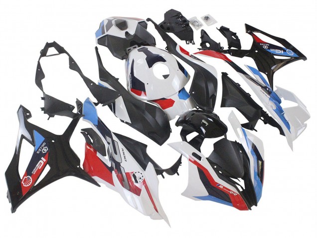 Carénages Moto BMW S1000RR 2023-2024 - Blanc Bleu Rouge Noir Mat