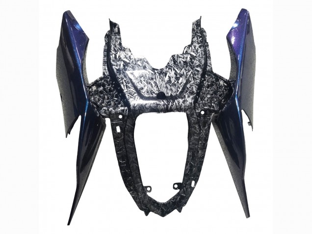 Carénages Moto BMW S1000RR 2019-2022 - Pente Bleu Violet Fibre de Carbone Forgée