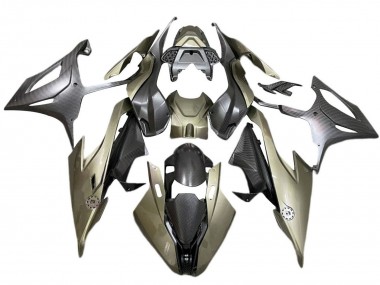 Carénages Moto BMW S1000RR 2019-2022 - Vert Argile Fibre de Carbone