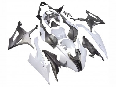 Carénages Moto BMW S1000RR 2019-2022 - Gris Noir Fibre de Carbone