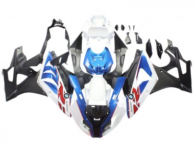 Carénages Moto BMW S1000RR 2009-2014 - Blanc Bleu Noir Mat