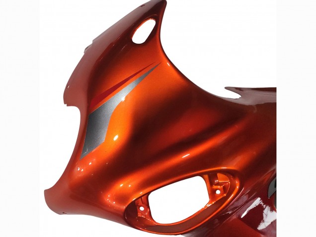 Carénages Moto Suzuki GSX600F/GSX750F 2004-2006 - Burnt Orange Blanc Logo