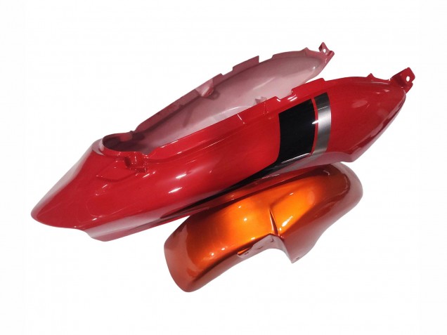 Carénages Moto Suzuki GSX600F/GSX750F 2004-2006 - Burnt Orange Blanc Logo