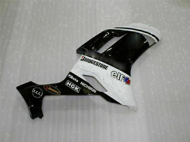 Carénages Moto Kawasaki ZX6R 2007-2008 - Noir Blanc