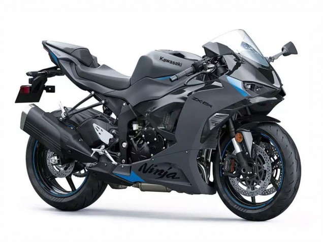 Carénages Moto Kawasaki ZX6R 2023-2025 - Gris Ninja