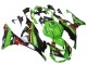 Carénages Moto Kawasaki ZX6R 2023-2025 - Vert Noir Rouge Jaune Dunlop
