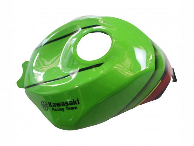Carénages Moto Kawasaki ZX6R 2023-2025 - Vert Noir Rouge Jaune Dunlop