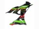 Carénages Moto Kawasaki ZX6R 2023-2025 - Vert Noir Rouge Jaune Dunlop
